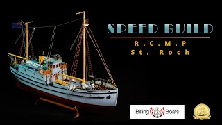 HOW I hand MADE a Canada iconic ship model Billing Boats RCMP StRoch 172 [upl. by Ehc]