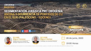 Sedimentación Jurásica Pre  Orogenia Andina y Ocurrencia de Pórfidos de CU en el Sur [upl. by Derzon57]