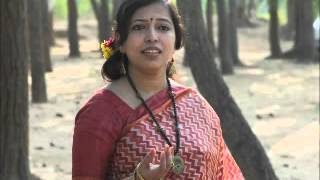 Rabindrasangeet Sokhi Aandhare Ekela Ghore by Shruti Naha Sen [upl. by Anitreb]