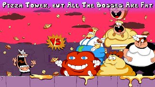 Perman Pizza Tower But All The Bosses Are Fat [upl. by Veradi76]