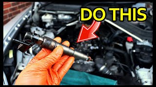 HOW TO REMOVE STUCK DIESEL INJECTORS EASY WAY [upl. by Oos25]