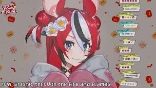 Hakos Baelz sings Through the Fire and Flames by DragonForce [upl. by Fairfax]