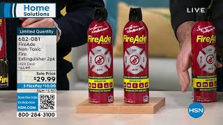 FireAde NonToxic Fire Extinguisher 2pack [upl. by Yarg]