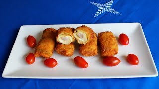 ROLLITOS DE CALABACIN RELLENOS DE LANGOSTINOS [upl. by Vanessa295]