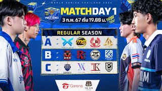 🔴ᴸᶦᵛᵉ FFWS Thailand Spring 2024  Regular Season Day 1 [upl. by Kcirednek249]