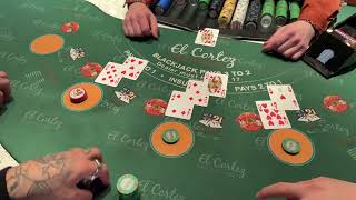 TONS of action  2000 Blackjack session  El Cortez [upl. by Ecire]