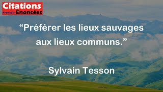 Sylvain Tesson  Préférer les lieux sauvages aux lieux communs [upl. by Amandie]