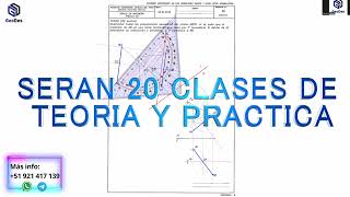 GEOMETRIA DESCRIPTIVA PLANO CLASE ONLINE [upl. by Hgielah]