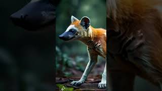 Sifaka And Dhole Combination animalhybrid shorts [upl. by Grizel]