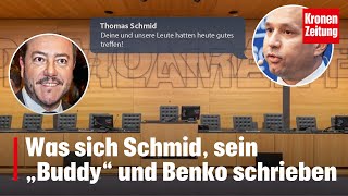 Was sich Schmid sein „Buddy“ und Benko schrieben  kronetv NEWS [upl. by Daven520]