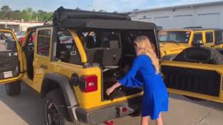 The 2019 Jeep Wrangler Soft Top Removal [upl. by Eecal109]