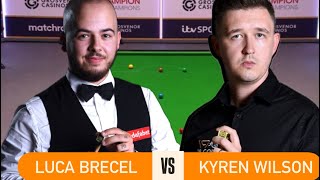 FULL MATCH  LUCA BRECEL VS KYREN WILSON  2024 Champion of Champions snooker2024 [upl. by Alesiram500]