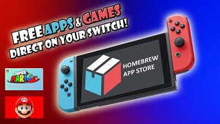 Get FREE Apps  Games on your Switch Homebrew Appstore Guide 2023 [upl. by Samanthia]