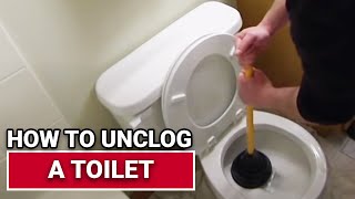 How to Unclog a Toilet  Ace Hardware [upl. by Gardner]