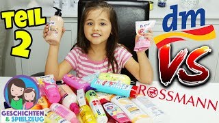 ROSSMANN vs DM  Der große Produkte Test MEGA HAUL Geschichten und Spielzeug [upl. by Nnauol4]