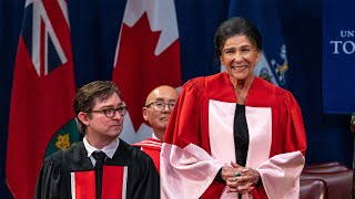 Alanis Obomsawin U of T honorary degree recipient June 19 2023 [upl. by Aneekas554]