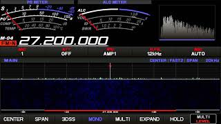 Yaesu FTdx101D CB 27200 MHz 20220220 [upl. by Pish54]