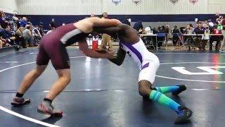 High School Wrestling 170 pound match part 1 [upl. by Ijic1]