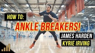 How to BREAK ANKLES like Kyrie Irving and James Harden BASKETBALL CROSSOVER MOVES [upl. by Lamahj]