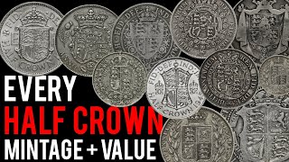 Every Half Crown  Mintage amp Value [upl. by Airamas]