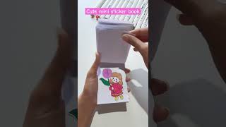 My homemade sticker bookdiy handmade sticker book shorts craftyjas sticker [upl. by Adyht692]