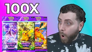 I Opened 100 Packs AGAIN In Pokémon TCG Pocket MEW [upl. by Ancier]