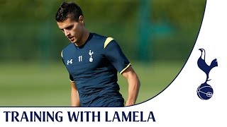 Training with Erik Lamela [upl. by Afatsuom865]