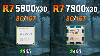 Ryzen 7 5800X3D vs Ryzen 7 7800X3D Worth Upgrading 1080p 1440p amp 2160p test [upl. by Vacuva]