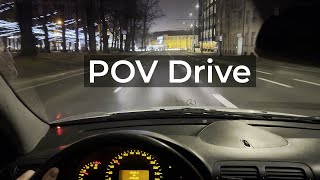 Mercedes W203 POV Drive [upl. by Loseff]