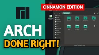 Arch Linux done Right  Manjaro Linux Cinnamon Edition  Quick Look [upl. by Sam]