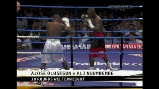 Ali Nuumbembe vs Ajose Olusegun┃SHANNONS GYM [upl. by Irmgard]