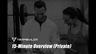 15Minute TeamBuildr Software Overview Gym Facilities and PT [upl. by Sterrett167]