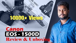 Canon EOS 1500D 241MP Unboxing amp Review in Tamil  Stuff Dude [upl. by Johppah]