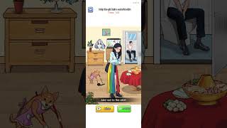 Brain Puzzle Queen Brainstorming Level 35 Colorful Skirt games puzzle braingames androidgame [upl. by Wileen]