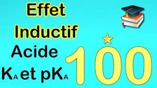 100effet inductif  Force des acides organique Ka et pKa [upl. by Oys]