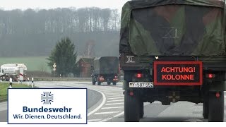 Konvoi nach Hagenow – die Versorger ziehen um  Bundeswehr [upl. by Alam]