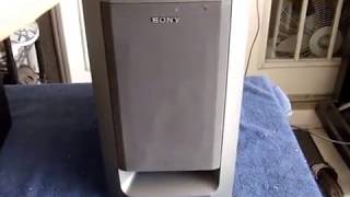 SONY Subwoofer  Super acoustically loaded woofer speaker SOUND music [upl. by Ellenid713]