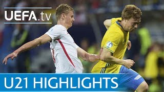 Under21 highlights Poland v Sweden [upl. by Neeloc]