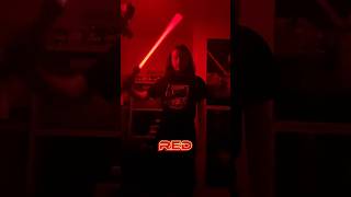 What color lightsaber is your favoritestarwars starwarsfan lightsaber colors jedi sith short [upl. by Daria]