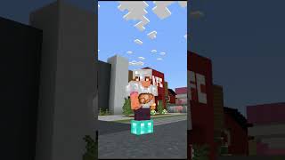 KFC minecraft build  with a drive thru minecraftshorts [upl. by Nemzaj90]