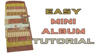 Easy Mini Album Tutorial [upl. by Lydell]