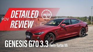 Genesis G70 33T Ultimate Sport Detailed review POV [upl. by Niveb240]