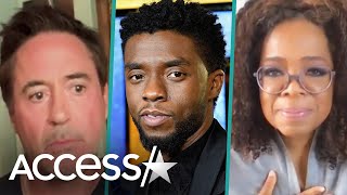 Chadwick Boseman Honored By Oprah Robert Downey Jr amp More [upl. by Nordna]