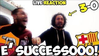 È SUCCESSO È TUTTO VEROOO RomaBarcellona 30 LIVE REACTION [upl. by Ardekahs588]