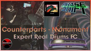 Counterparts  Monument Phase Shift Real Drums Expert FC Playthrough [upl. by Idell]