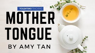 Mother Tongue by Amy Tan Audio with Whiteboard Animations [upl. by Annawaj912]