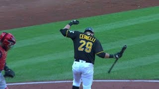 STLPIT Cervelli leaves the game after discomfort [upl. by Milstone457]