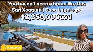 San Xoaquin  Casa Lapa Lapa Villa For Sale Puerto Vallarta Video Tour  Ocean Views  2350000usd [upl. by Nica]