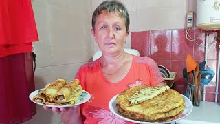 Блины рулеты из кабачков Просто и очень вкусно [upl. by Rol]