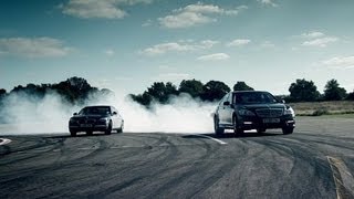 BMW 760Li vs Mercedes S63 AMG  Top Gear [upl. by Dnarud]